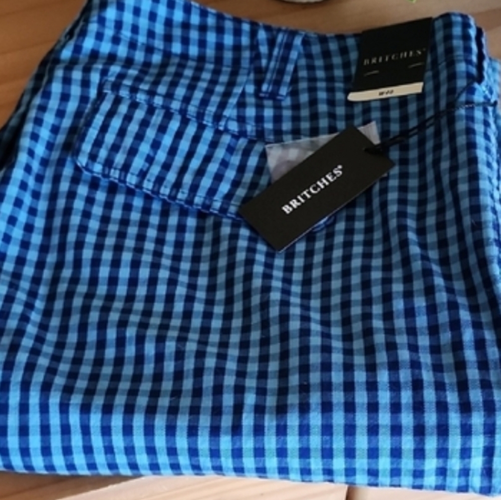 Britches Size 40W Blue Cargo Shorts NWT